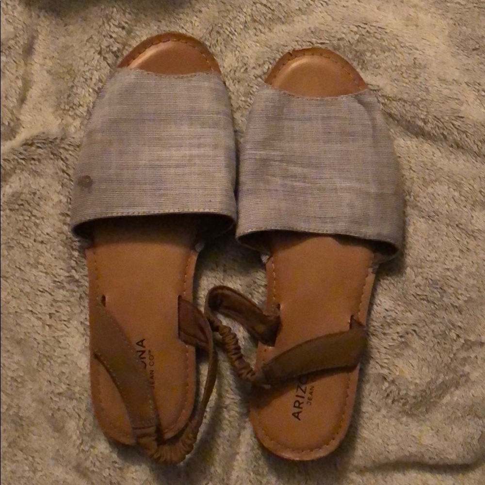 Blue/white strip Arizona Sandals